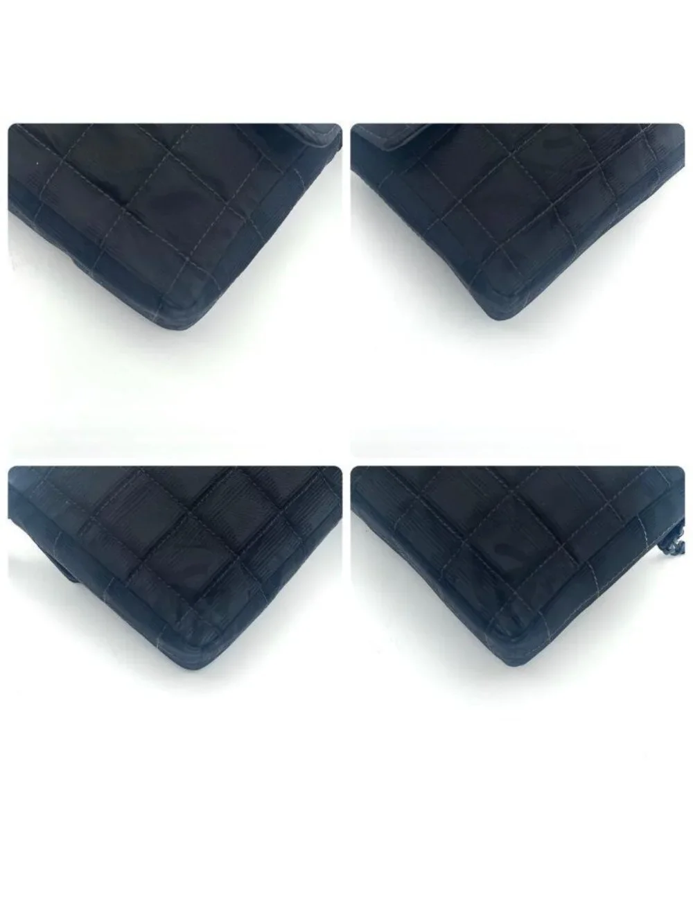 Chanel New Travel Line Choco Bar Shoulder Bag Black